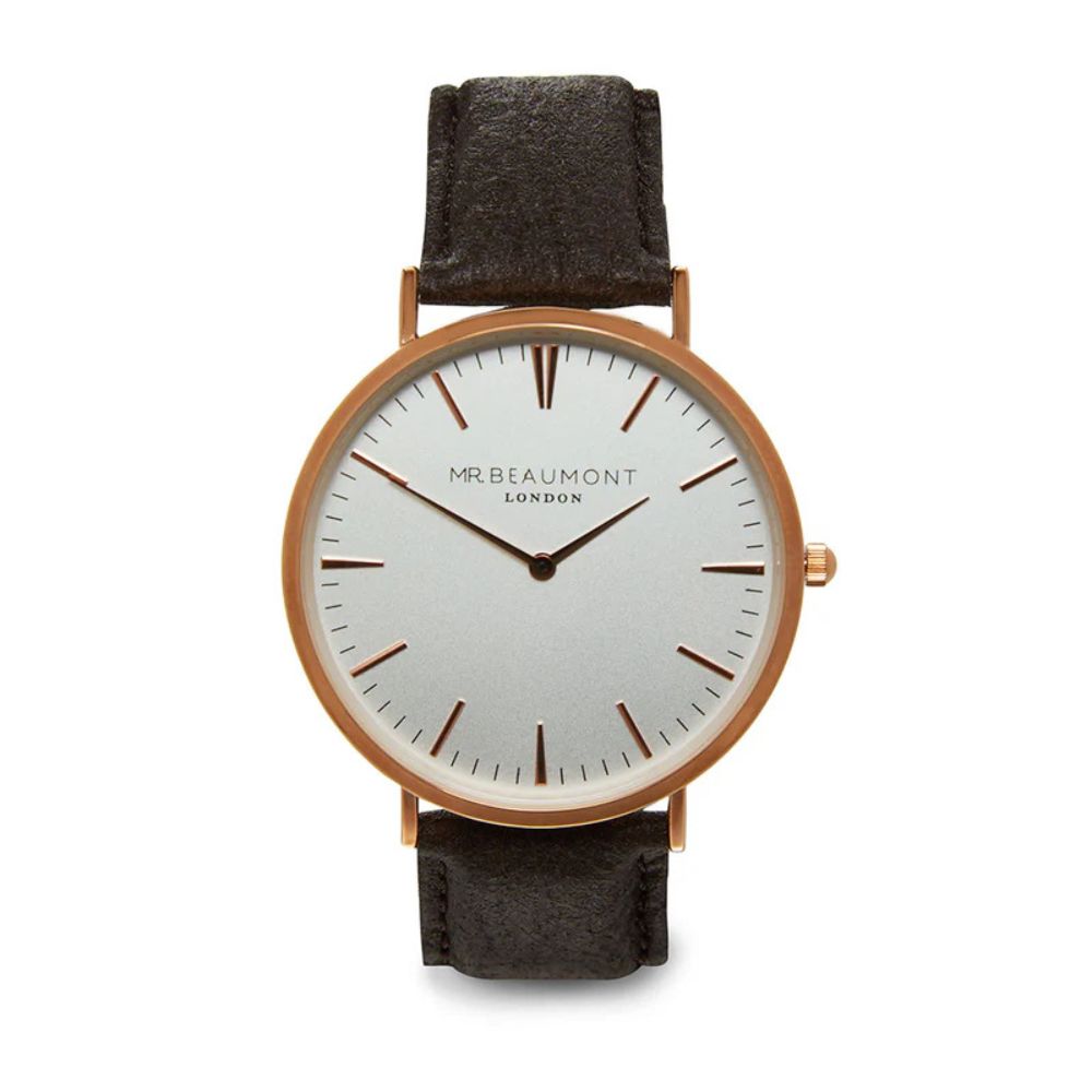 Mr Beaumont Leather Brown Watch