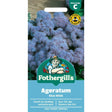 Mr Fothergill's Ageratum Blue Mink Seeds - Old Railway Line Garden Centre