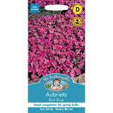 Mr Fothergills Aubrieta Rich Rose Seeds - Old Railway Line Garden Centre
