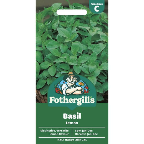 Mr Fothergill's Basil Lemon Seeds - Old Railway Line Garden Centre