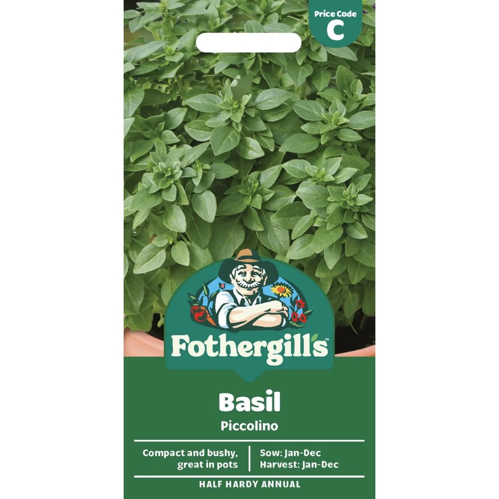 Mr Fothergill's Basil Piccolino Seeds