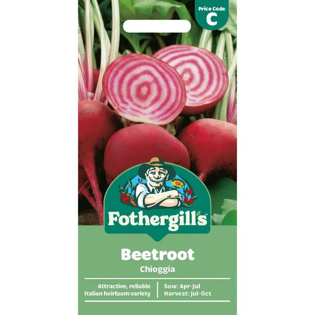 Mr Fothergill's Beetroot Chioggia Seeds - Old Railway Line Garden Centre