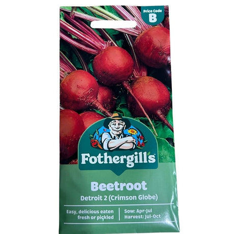 Mr Fothergill's Beetroot Detroit 2 (Crimson Globe) Seeds - Old Railway Line Garden Centre