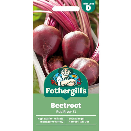 Mr Fothergill's Beetroot Red River F1 Seeds - Old Railway Line Garden Centre