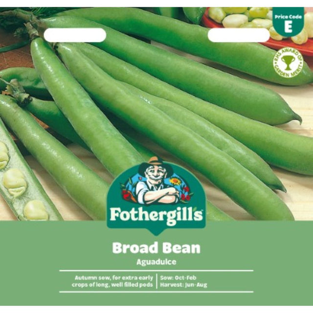 Mr Fothergill's Broad Bean Aguadulce Seeds - Old Railway Line Garden Centre