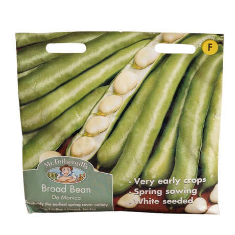 Mr Fothergill's Broad Bean De Monica Seeds - Old Railway Line Garden Centre