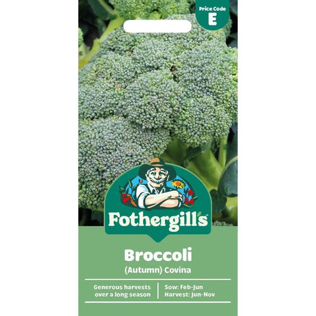 Mr Fothergill's Broccoli Autumn Covina Seeds - Old Railway Line Garden Centre