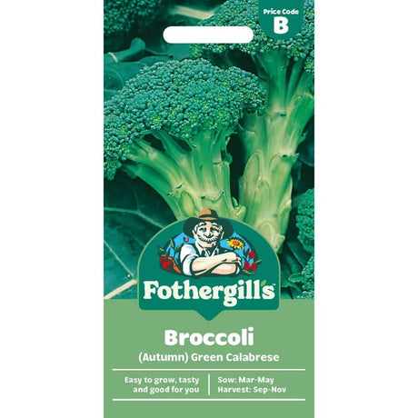 Mr Fothergill's Broccoli (Autumn) Green Calabrese Seeds - Old Railway Line Garden Centre