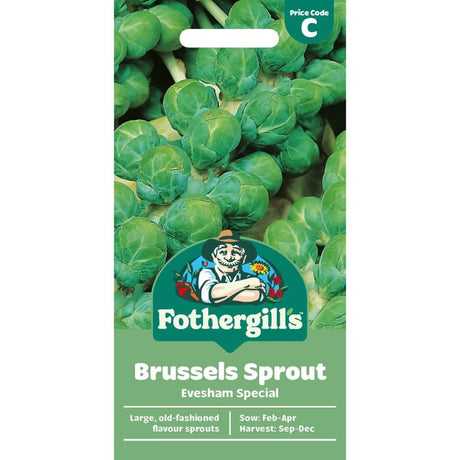 Mr Fothergill's Brussels Sprout Evesham Special Seeds - Old Railway Line Garden Centre