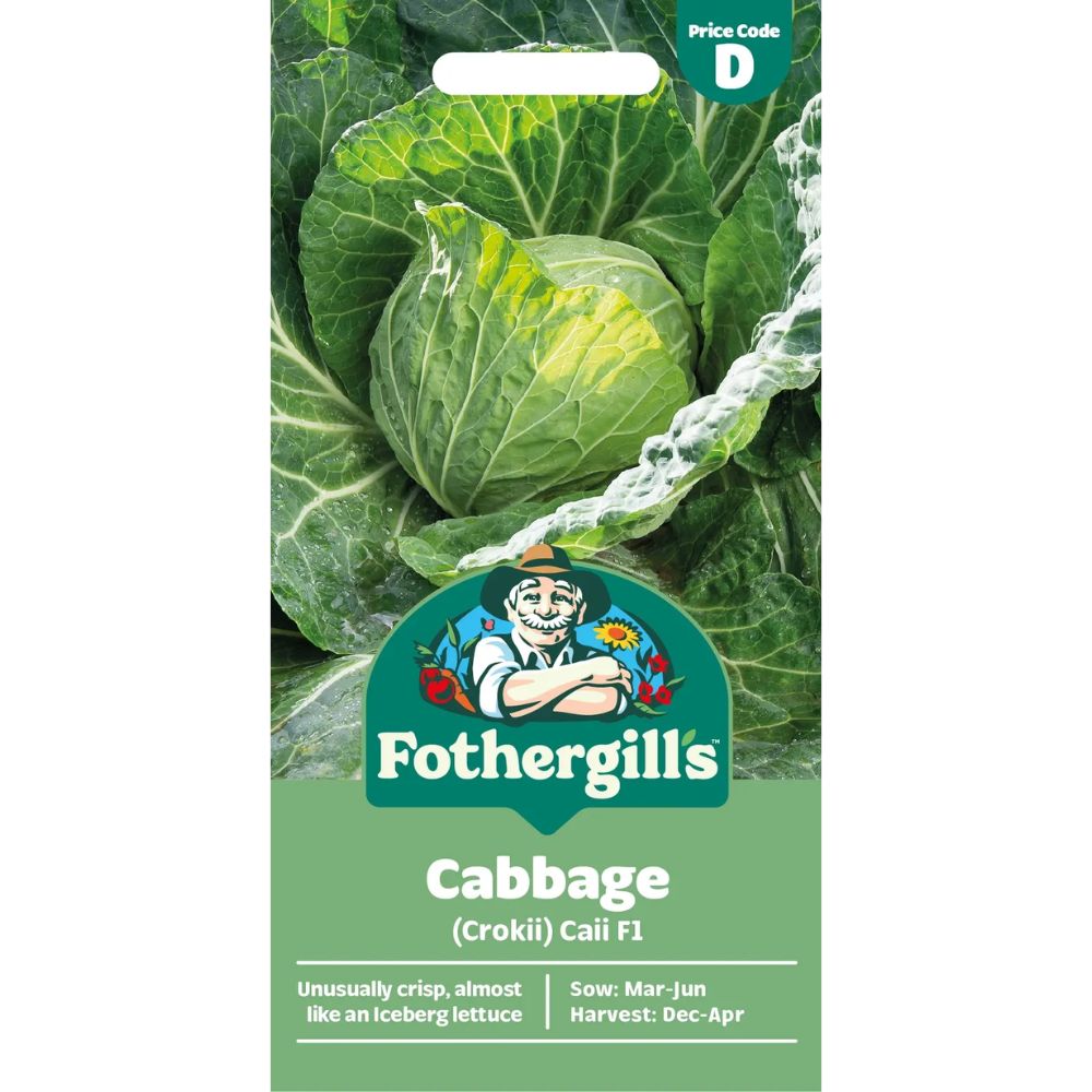 Mr Fothergill's Cabbage Crokii Caii F1 Seeds