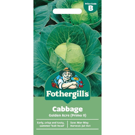 Mr Fothergill's Cabbage Golden Acre / Primo II Seeds - Old Railway Line Garden Centre