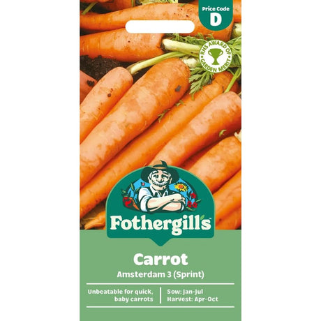 Mr Fothergill's Carrot Amsterdam Forcing 3 (Sprint) - Old Railway Line Garden Centre