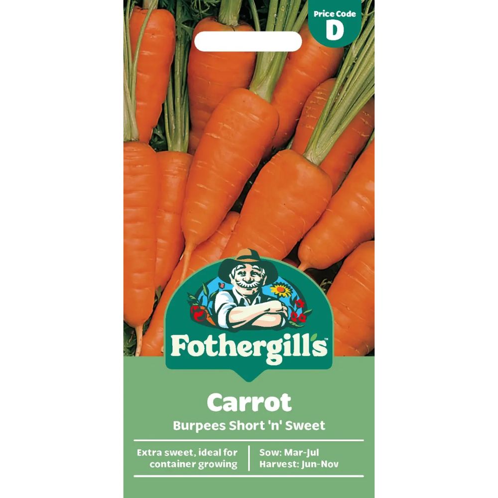 Mr Fothergill's Carrot Burpees Short n Sweet Seeds
