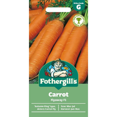 Mr Fothergill's Carrot Flyaway F1 Seeds - Old Railway Line Garden Centre