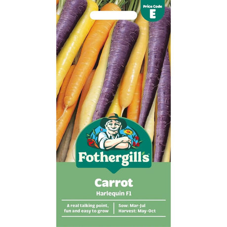 Mr Fothergill's Carrot Harlequin F1 Seeds - Old Railway Line Garden Centre