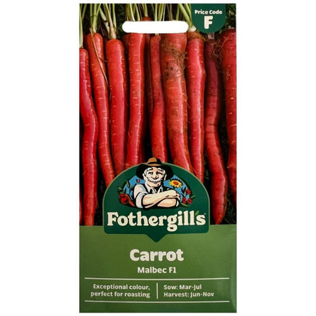 Mr Fothergill's Carrot Malbec F1 Seeds - Old Railway Line Garden Centre