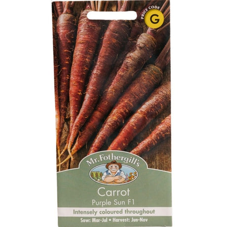 Mr Fothergill's Carrot Purple Sun F1 Seeds - Old Railway Line Garden Centre