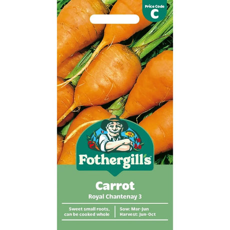 Mr Fothergill's Carrot Royal Chantenay 3 Seeds - Old Railway Line Garden Centre