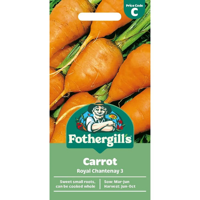 Mr Fothergill's Carrot Royal Chantenay 3 Seeds - Old Railway Line Garden Centre