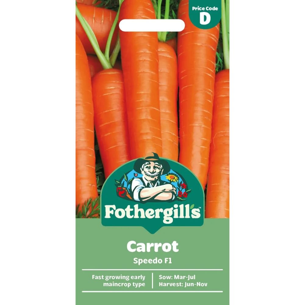 Mr Fothergill's Carrot Speedo F1 Seeds - Old Railway Line Garden Centre
