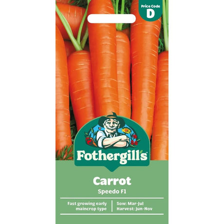 Mr Fothergill's Carrot Speedo F1 Seeds - Old Railway Line Garden Centre