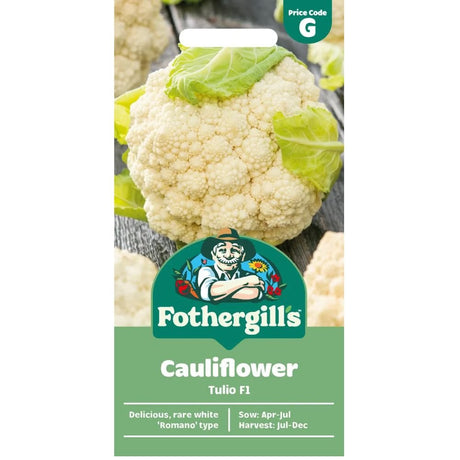 Mr Fothergill's Cauliflower Tulio F1 Seeds - Old Railway Line Garden Centre