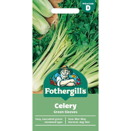 Mr Fothergill's Celery Green Sleeves Seeds - Old Railway Line Garden Centre