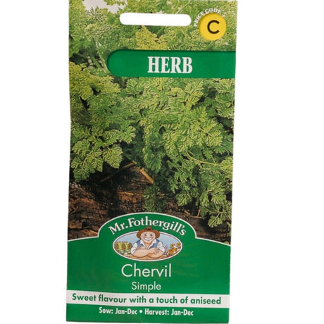 Mr Fothergill's Chervil Simple Seeds - Old Railway Line Garden Centre