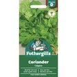Mr Fothergill's Coriander Calypso Seeds - Old Railway Line Garden Centre