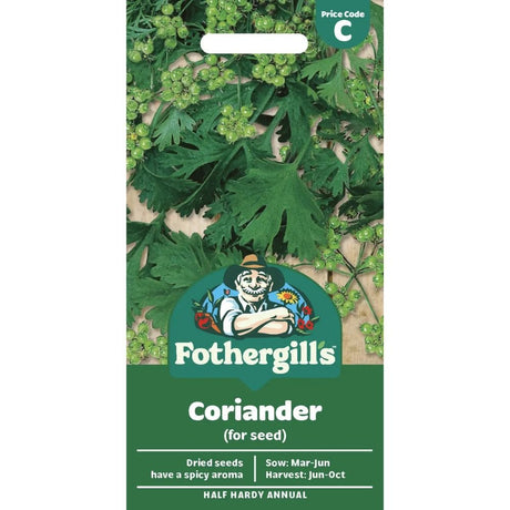 Mr Fothergill's Coriander (For Seed) Seeds - Old Railway Line Garden Centre