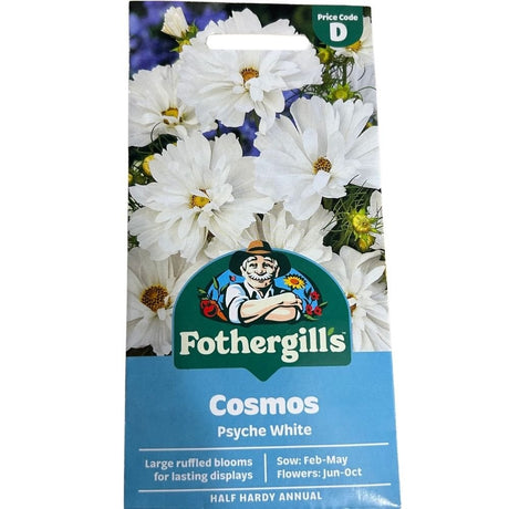 Mr Fothergill's Cosmos Psyche White Seeds - Old Railway Line Garden Centre