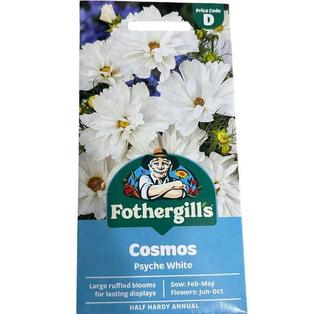 Mr Fothergill's Cosmos Psyche White Seeds - Old Railway Line Garden Centre