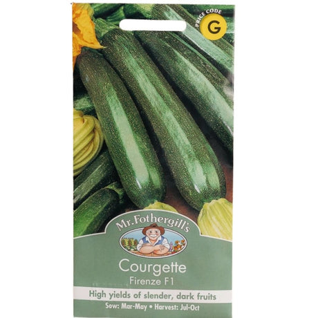 Mr Fothergill's Courgette Firenze F1 Seeds - Old Railway Line Garden Centre
