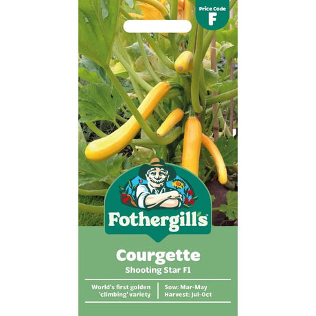 Mr Fothergill's Courgette Shooting Star F1 Seeds - Old Railway Line Garden Centre