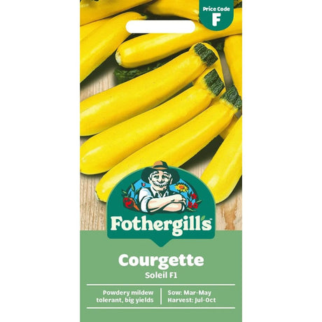 Mr Fothergill's Courgette Soleil F1 Seeds - Old Railway Line Garden Centre