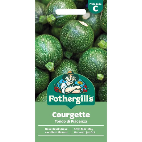 Mr Fothergill's Courgette Tondo Di Piacenza Seeds - Old Railway Line Garden Centre