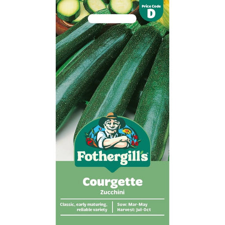 Mr Fothergill's Courgette Zucchini Seeds - Old Railway Line Garden Centre