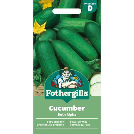 Mr Fothergill's Cucumber Beth Alpha F1 Seeds - Old Railway Line Garden Centre