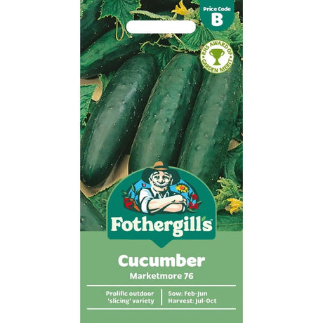 Mr Fothergill's Cucumber (Gherkin) Cornichon de Paris Seeds - Old Railway Line Garden Centre