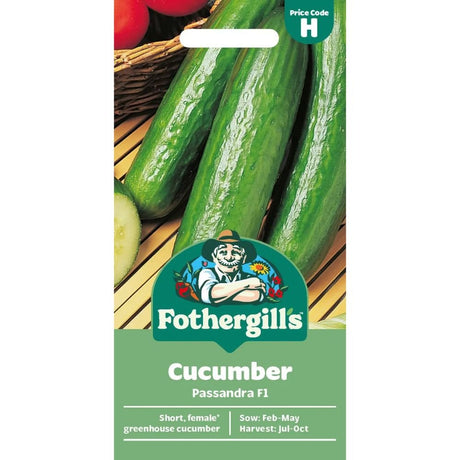 Mr Fothergill's Cucumber Passandra F1 Seeds - Old Railway Line Garden Centre