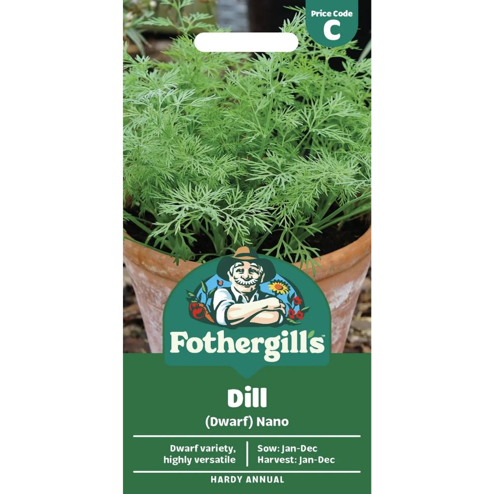 Mr Fothergill's Dill (Dwarf) Nano Herb Seeds