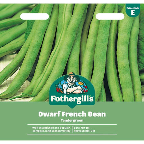 Mr Fothergill's Dwarf French Bean Tendergreen Seeds - Old Railway Line Garden Centre