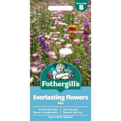 Mr Fothergill's Everlasting Flowers Mix Seeds - Old Railway Line Garden Centre