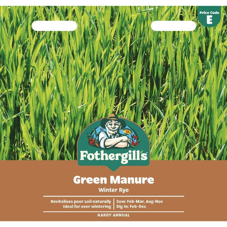 Mr Fothergill's Green Manure Winter Rye Seeds - Old Railway Line Garden Centre