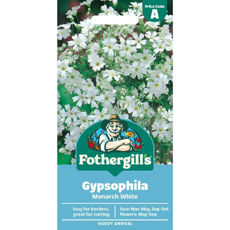 Mr Fothergill's Gypsophila Monarch Seeds - White - Old Railway Line Garden Centre