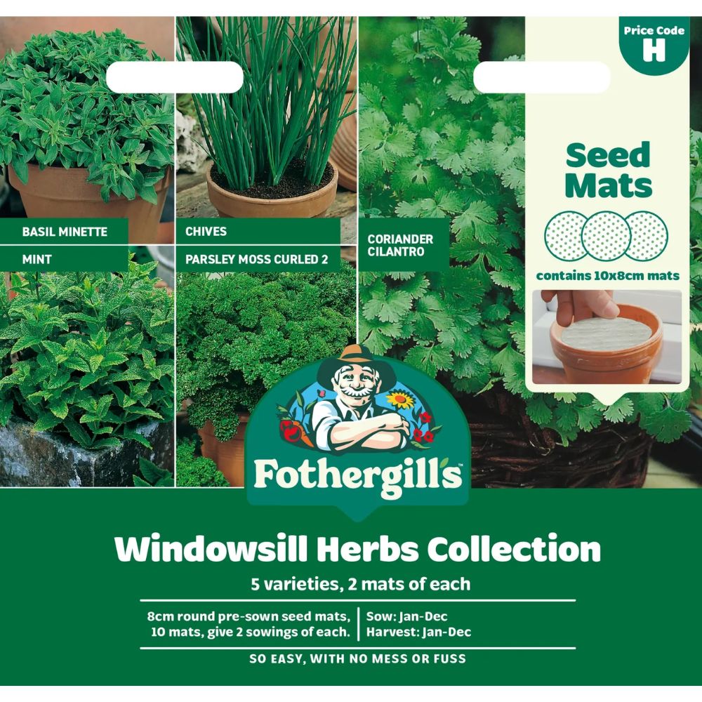 Mr Fothergill's Herb Seed Mat Collection