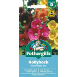 Mr Fothergills Hollyhock Giant Single Mixed Seeds - Old Railway Line Garden Centre