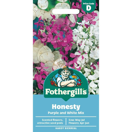 Mr Fothergill's Honesty Purple & White Mixed Seeds - Old Railway Line Garden Centre