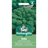 Mr Fothergill's Kale Dwarf Green Curled Seeds - Old Railway Line Garden Centre