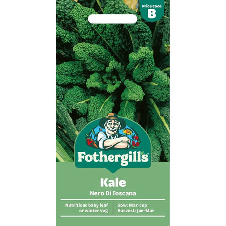 Mr Fothergill's Kale Nero di Toscana Seeds - Old Railway Line Garden Centre